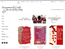 Tablet Screenshot of ampersandcards.com